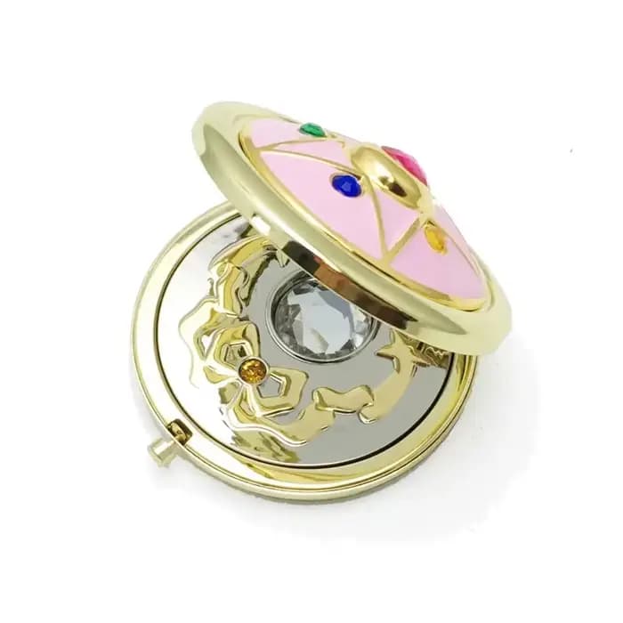 Miroir mignon pliant marin lune R clair de lune série mémoire cristal étoile étui cosmétique maquill