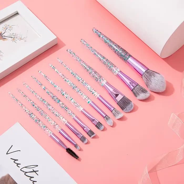 Ensemble de pinceaux de maquillage professionnels, 8/10 pièces, pinceaux à détails Super doux, pour Blush, fond de teint, correcteur, fard à paupières