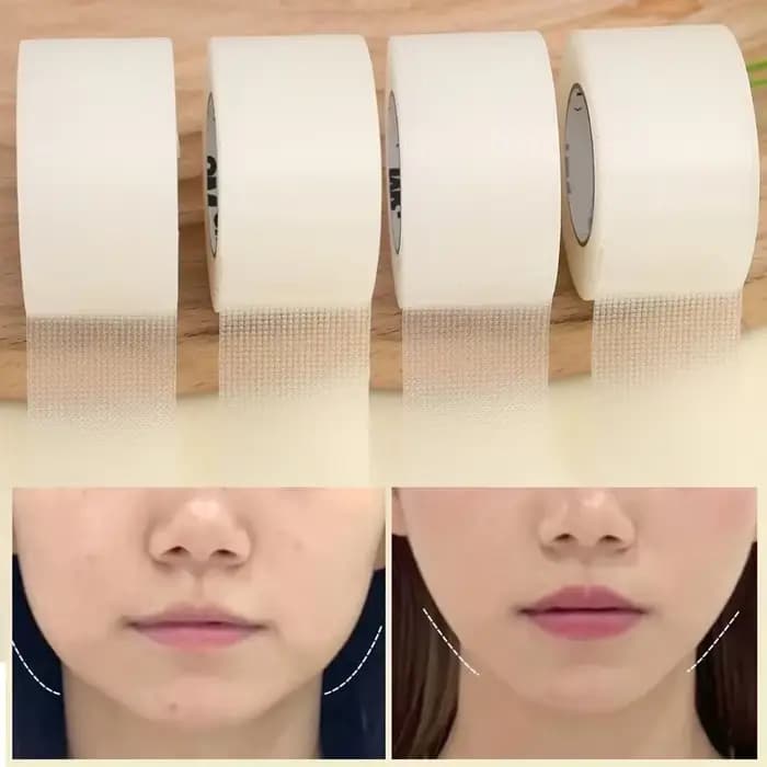 Nouveau 8 M/rouleau PE ruban Facial respirant professionnel Cosplay ruban de maquillage Transparent