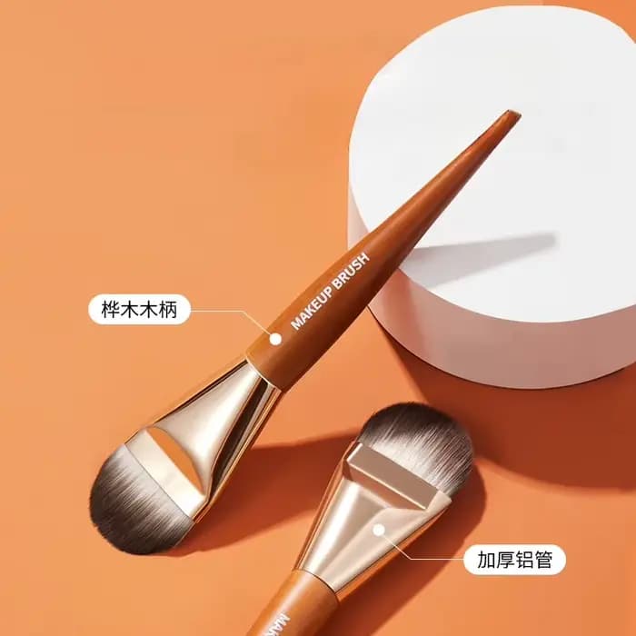 Pinceaux de maquillage professionnels en forme de langue pour femme