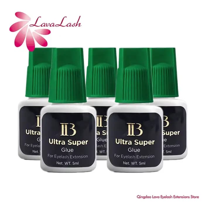 IB 5ml corée Original IBeauty Ultra Super Extensions de cils colle 5ml IB capuchon vert faux cils co