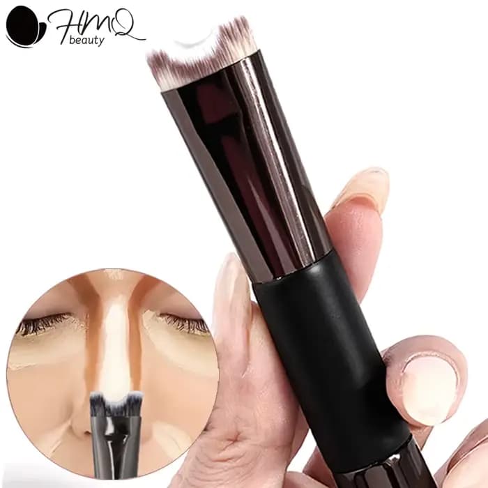 Pinceau de maquillage en forme de U pour Contour du nez