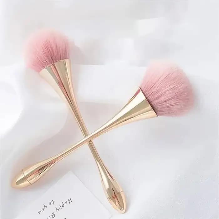Pinceau à Blush en poudre or Rose