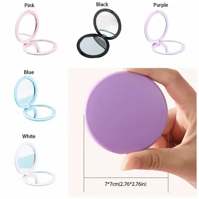 Miroir rond miniature double face créatif