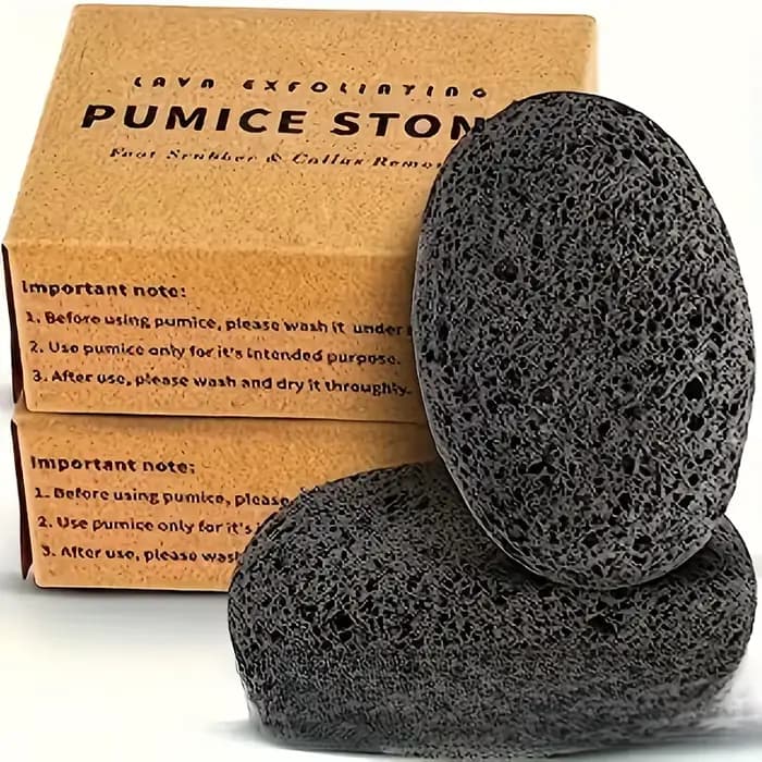 Pierre ponce naturelle pour l'exfoliation – Lime pour pieds et mains non parfumée