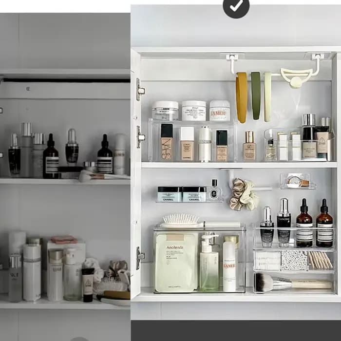 Boîte de rangement de maquillage