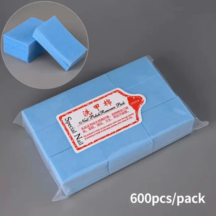 Tampons professionnels en coton non pelucheux, 100/500/600/1000 pièces, tampons de manucure propres