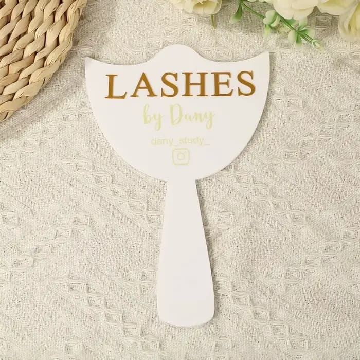 Miroir de poche pour technicien en cils