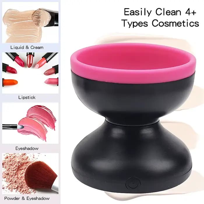Nettoyeur de pinceaux de maquillage électrique