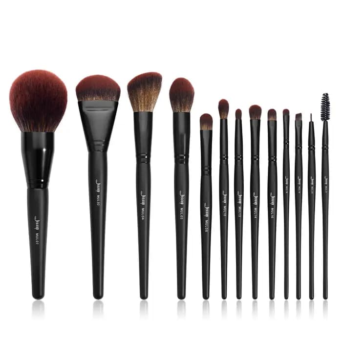 Jessup-Ensemble de pinceaux de maquillage synthétiques de qualité supérieure
