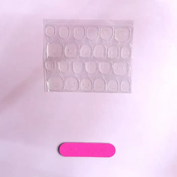 24 pièces 3D rose arc presse sur ongles courts carrés faux ongles blanc pointe française ballerine a