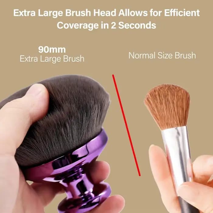 Pinceau de maquillage pour le corps Extra Large pour auto-briqueur