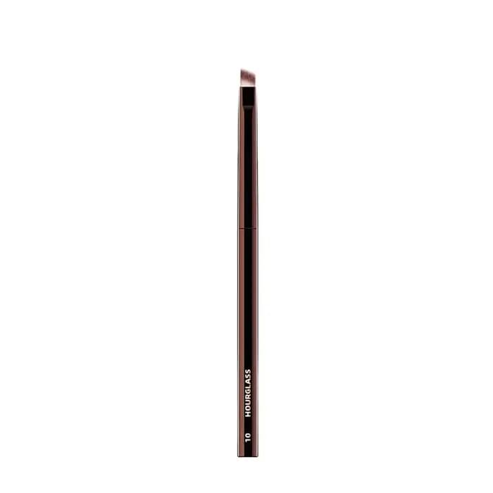 Pinceau de maquillage sablier-N°10 Eyeliner coudé/pinceau à sourcils fibre douce et respectueuse de la peau cheveux