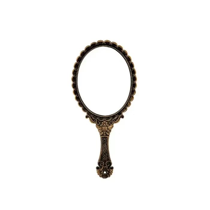 Miroir de maquillage à main Vintage