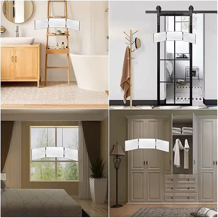 Nouveau miroir 3 voies pour la coupe de cheveux en solo