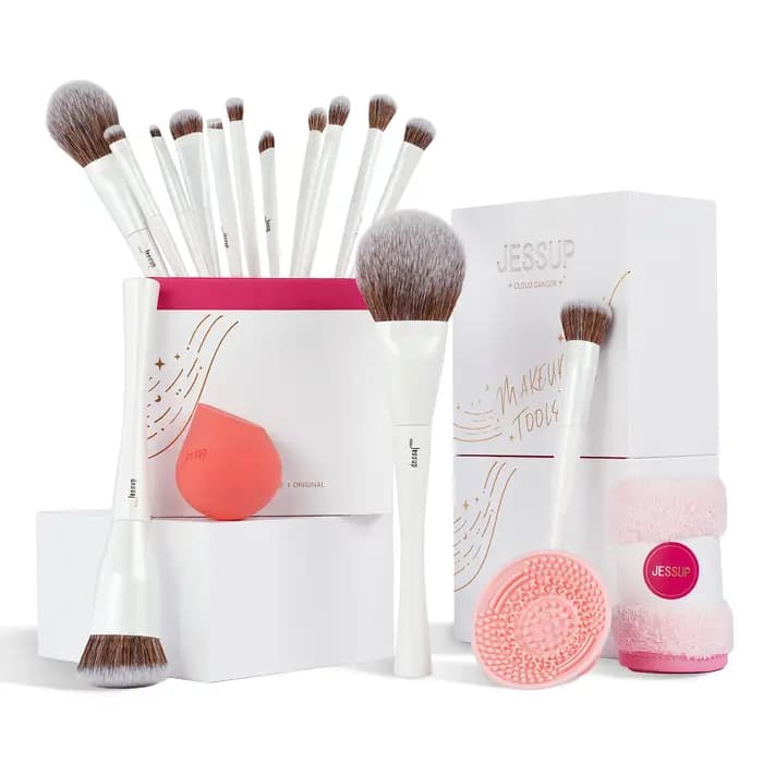 Jessup ensemble de pinceaux de maquillage