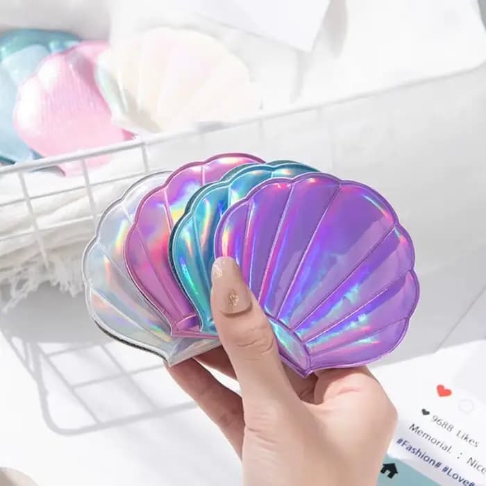 REPLLALaser-Miroir de Maquillage en Forme de Coquille