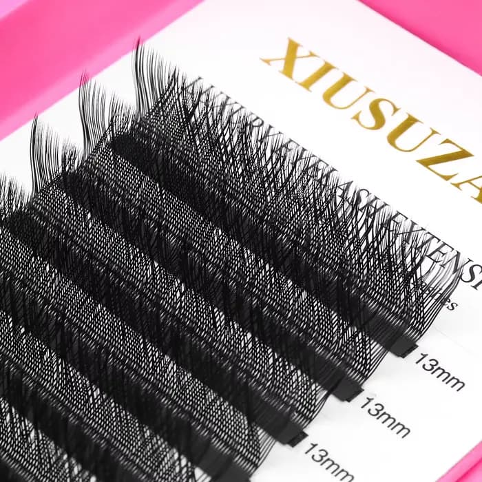 XIUSUZAKI YY 3D 4D 5D W forme Extensions de cils doux naturel L/LU/M Curl W Extensions de cils préfa