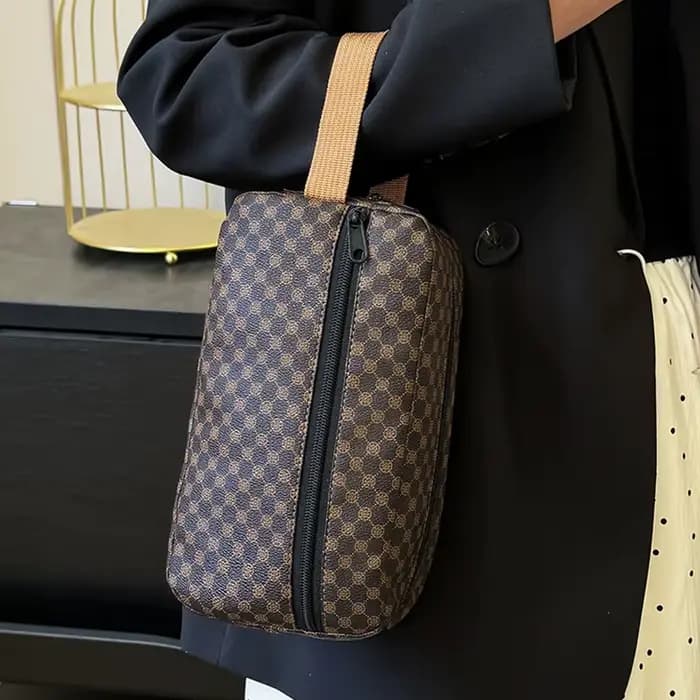 Trousse de toilette pratique multi-motifs pour voyage