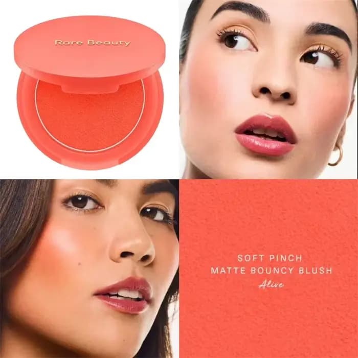 Rare Beauty Fixer Powder Compact, poudre fixante lissante, résistante à l'eau et à la transpiration,