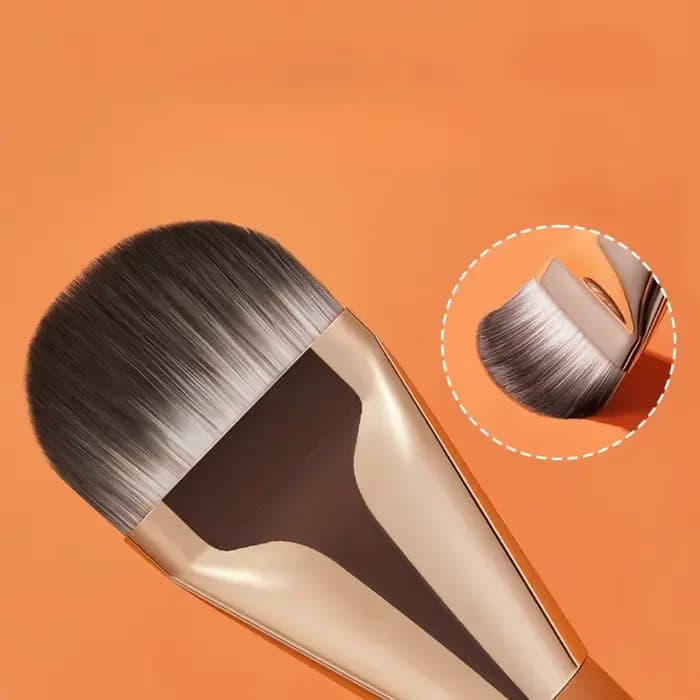 Pinceaux de maquillage professionnels en forme de langue pour femme