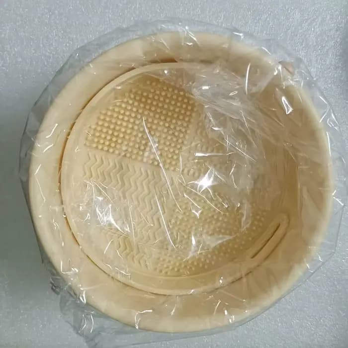 Bol de nettoyage de pinceaux de maquillage 3 en 1, pour le lavage, le rangement et le séchage à l'ai