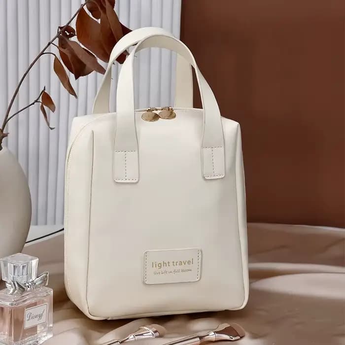 Sac à cosmétiques Portable de grande capacité, sac de rangement de maquillage étanche, sac de rangem