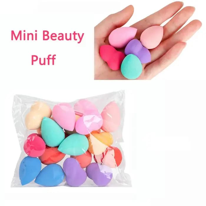 100/50/20/10 pièces goutte d'eau douce gourde beauté oeuf mélangeur de maquillage-Mini éponge pour f