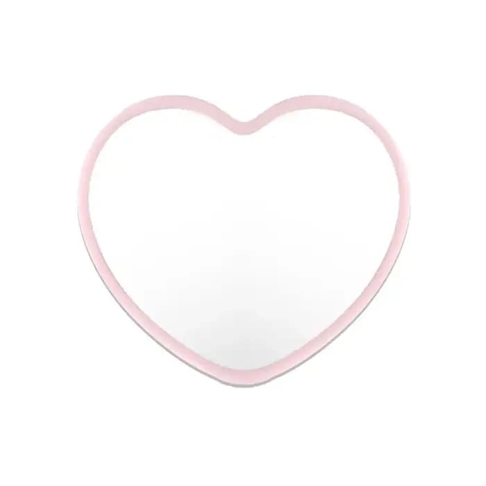 Mini miroir de poche en forme de biscuit au fromage
