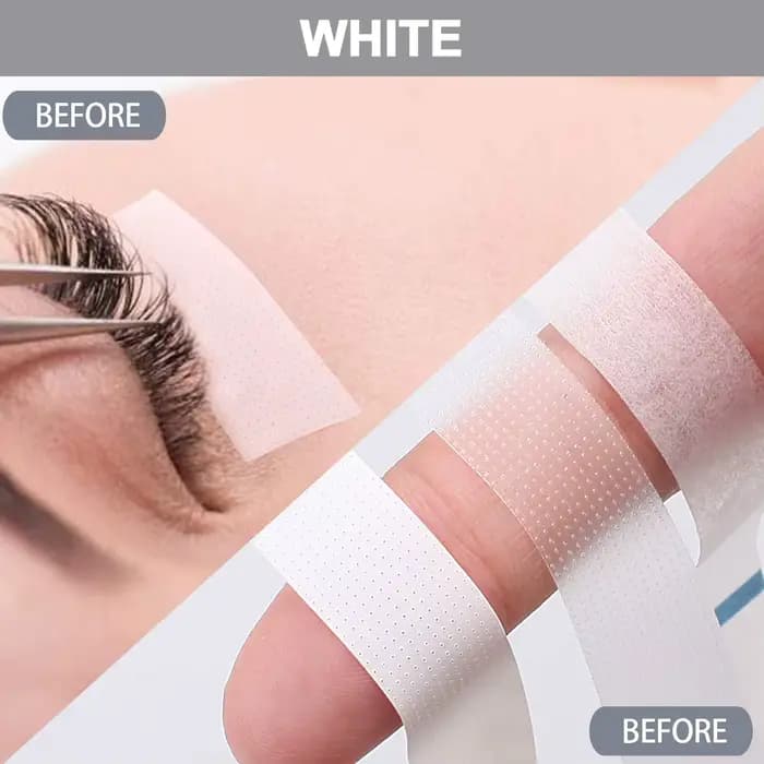 50 rouleaux de ruban isolant japonais pour Extension de cils, non pelucheux sous les coussinets pour