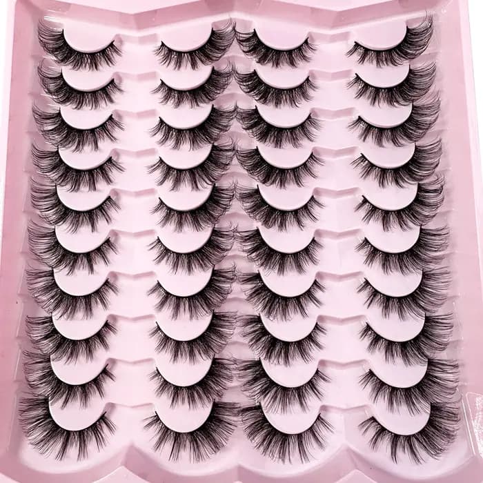 20 paires 5D cils moelleux D Curl