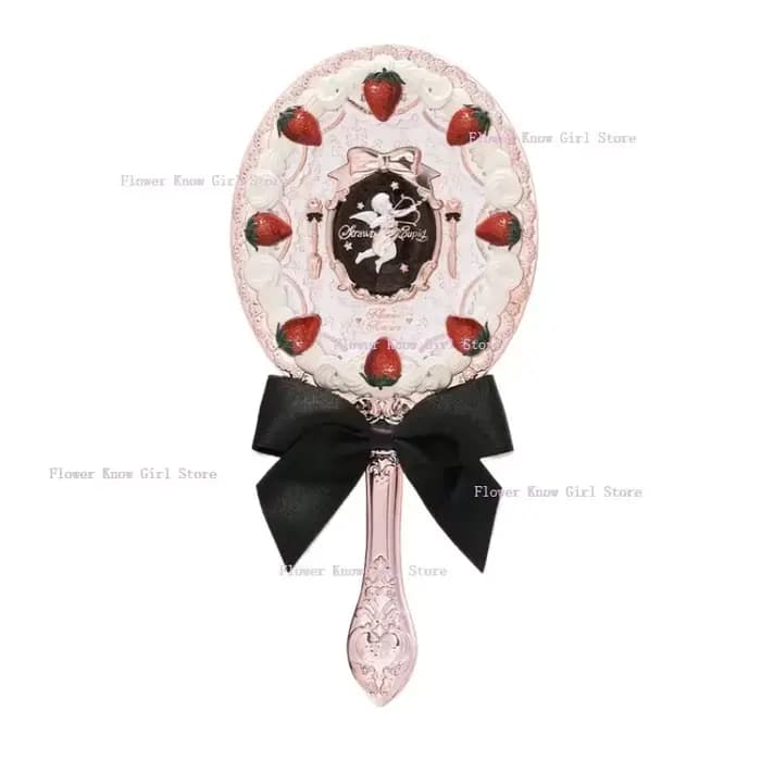 Flower Knows – miroir à main cupidon aux fraises