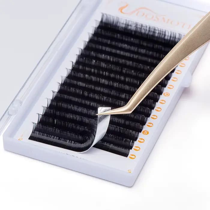 DOSMOTH 10 boîtes 16 rangées 7-16mm extensions de cils de vison supples Extension de faux cils indiv