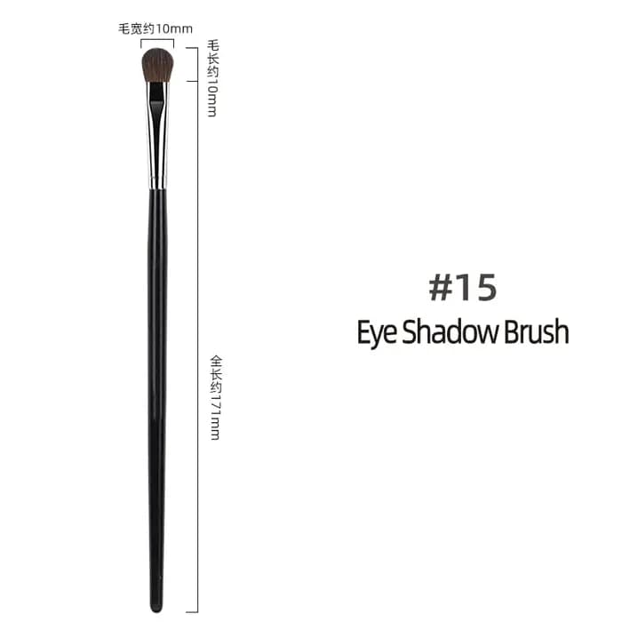 Sephora 15 pinceau de maquillage tête ronde fard à paupières brosse en bois massif professionnel oeil Design de mode