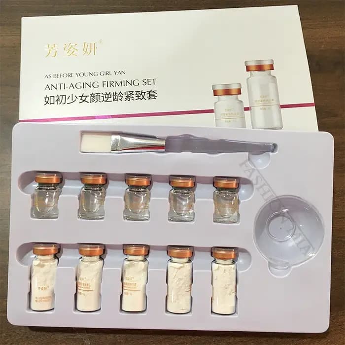 Kit de masque de peptide de collagène coréen pour le visage