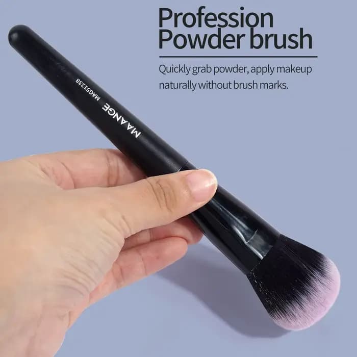 Maange-Pinceaux de maquillage professionnels avec boîte, poudre cosmétique, fard à barrage, fond de