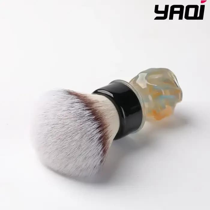 Pinceau à raser synthétique YAQI 2026 Nebula 28MM pour rasage humide – Cadeau idéal pour collectionneur ou petit ami