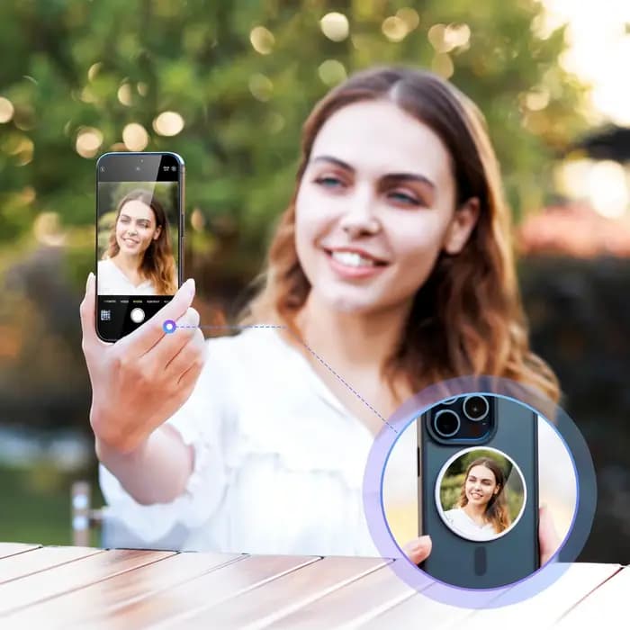 Miroir Selfie Magnétique pour Caméra Arrière