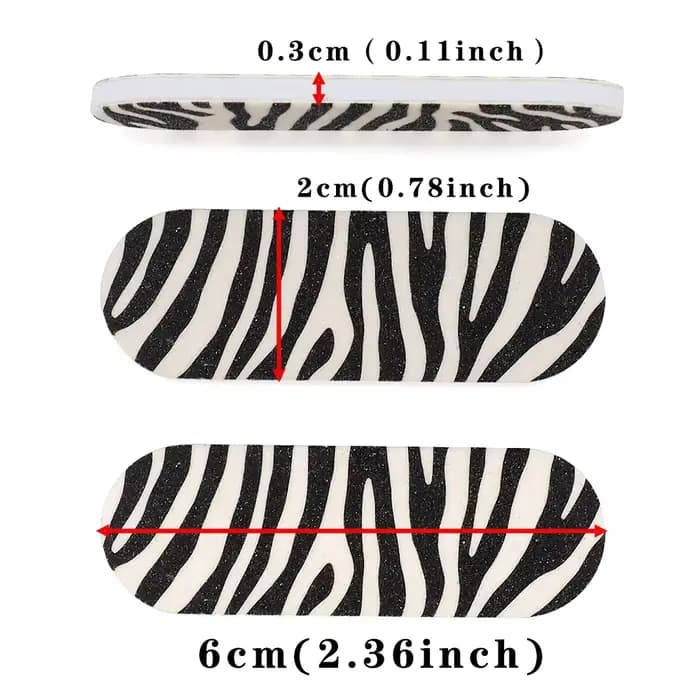 50 pièces limes à ongles planches Double face Mini limes à ongles bloc de ponçage coloré Gel mousse
