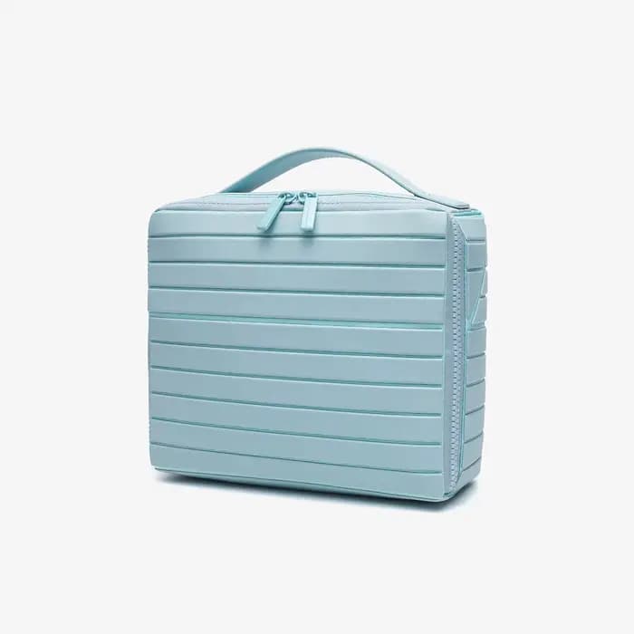 Nouvelle Trousse de Toilette Portable Grande Capacité à Rayures 2026 pour Femme – Organisateur de Ma