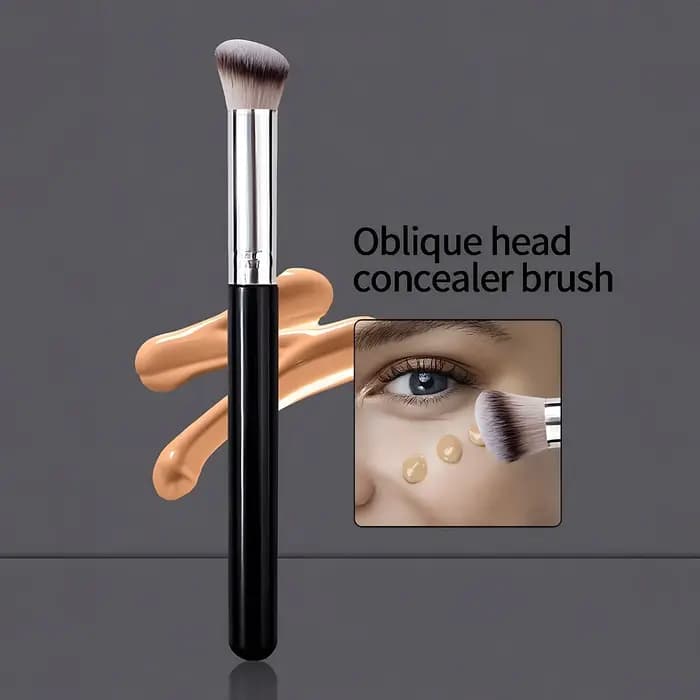 1 pinceau correcteur, pinceau blush rond