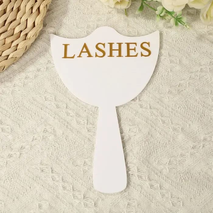 Miroir de poche pour technicien en extensions de cils