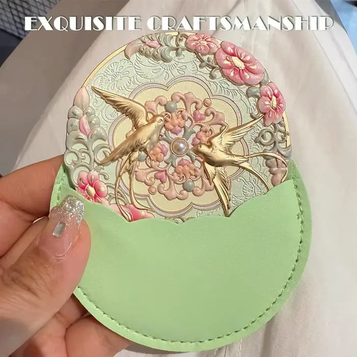 Miroir de maquillage Portable de style chinois