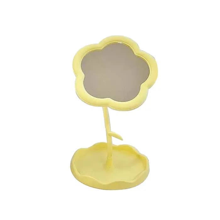Miroir de maquillage de bureau en forme de tournesol