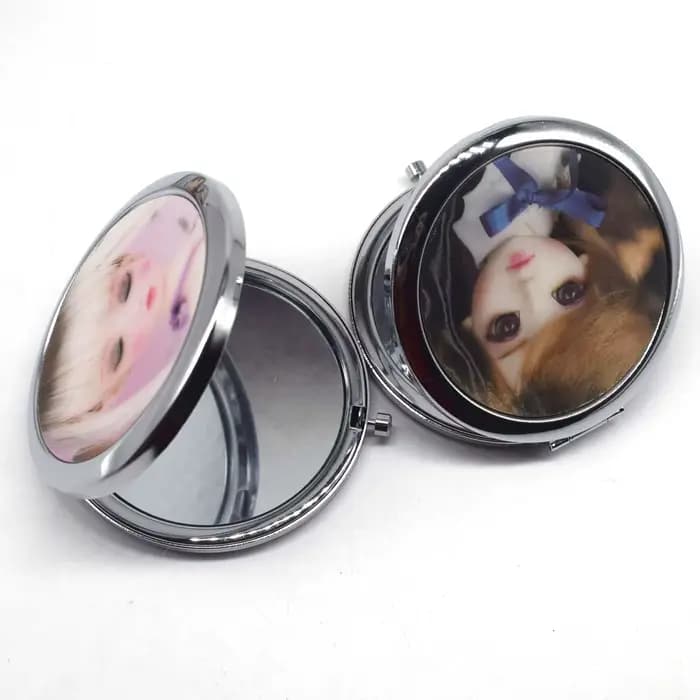 Mini miroir de maquillage de poche