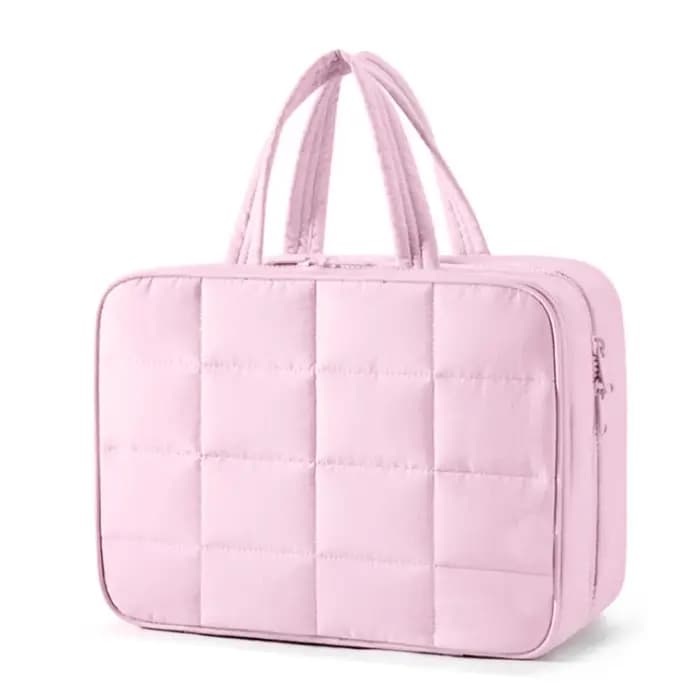 Trousse de toilette, pochette de rangement portable à suspendre avec crochet