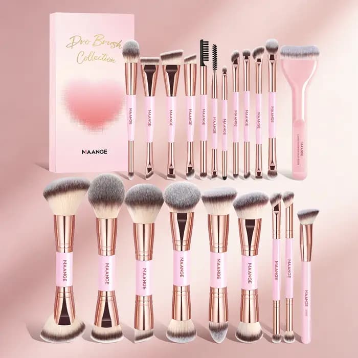 MAANGE – ensemble de pinceaux de maquillage multifonctionnels