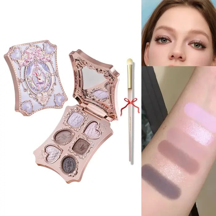 Palette de maquillage Flower Knows Bunny Garden 6 couleurs
