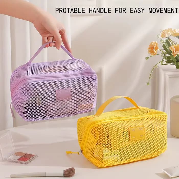 Organisateur de maquillage trousse de toilette féminine sac