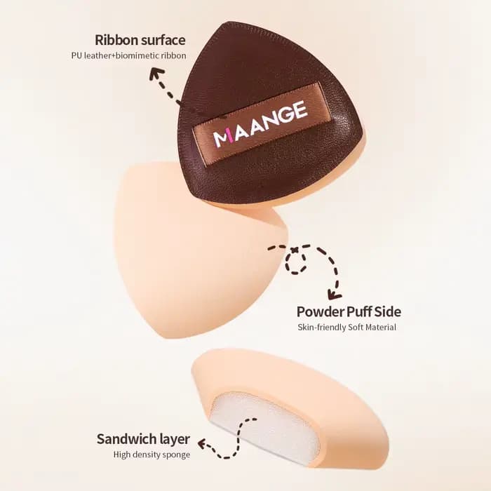 MAANGE 13 pièces pinceaux de maquillage en poils synthétiques de qualité supérieure doux pour fond de teint fard à